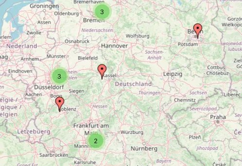 abbild der usermap Deutschland von vcds.de Stand Mai 2025